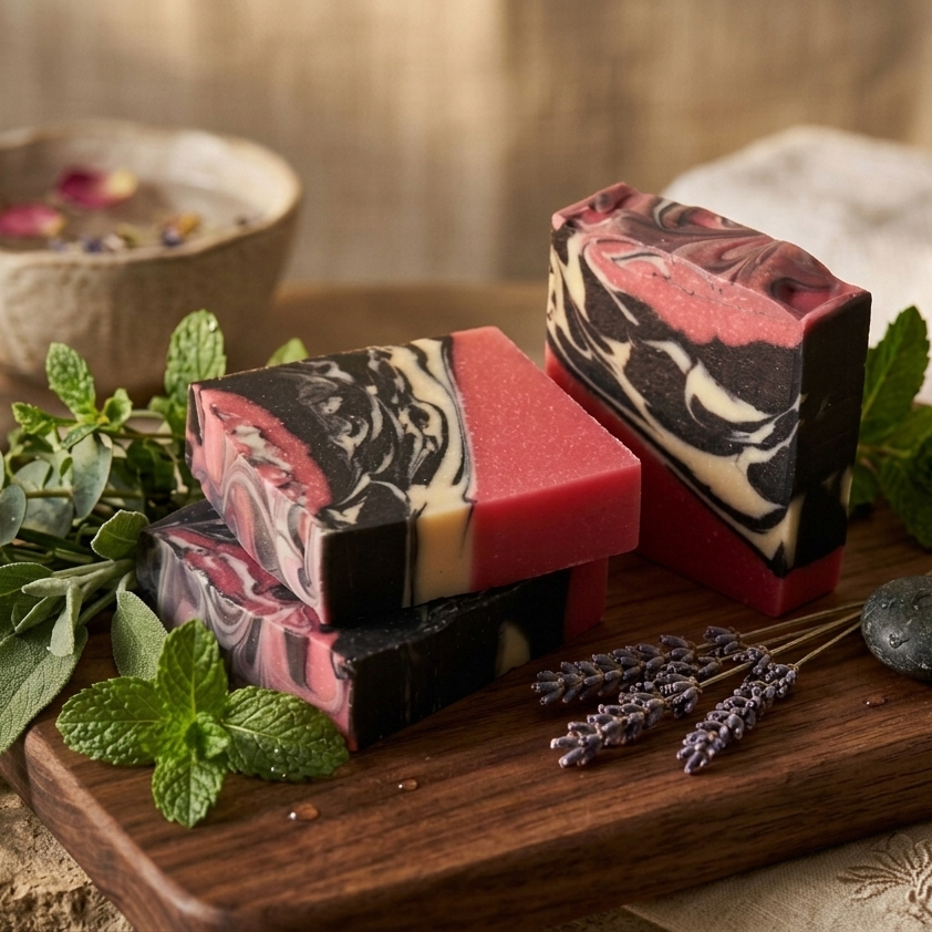 Pink Dusk – Charcoal Blush (Pink Clay)