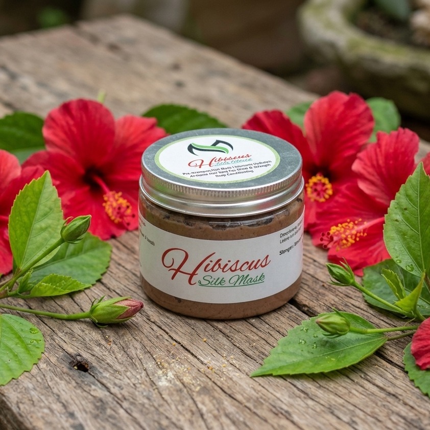 Hair Care - Hibiscus Silk Hair Mask - Image 3