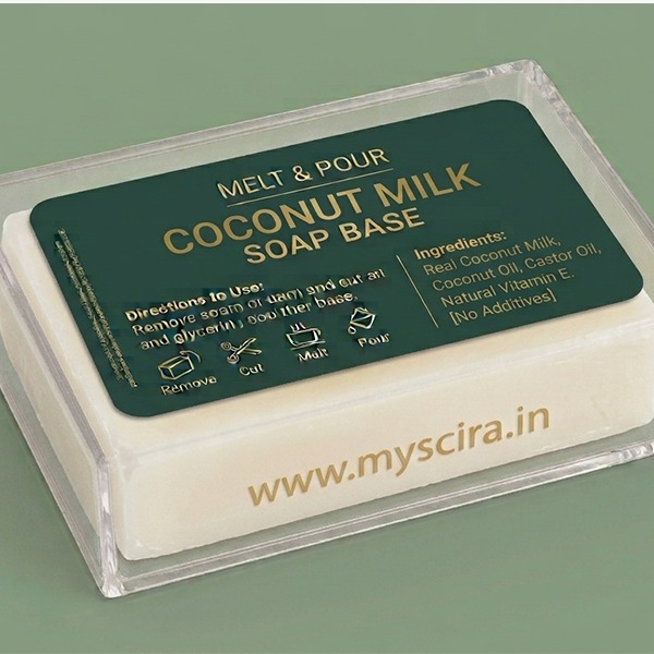 Coconut Milk Soap Base – Hydrating & Gentle