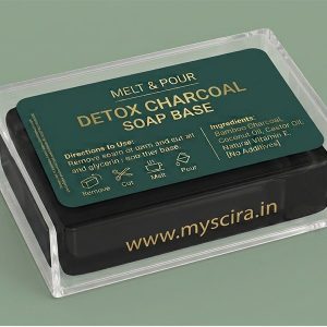 Detox Charcoal Soap Base – Deep Cleansing & Detoxification