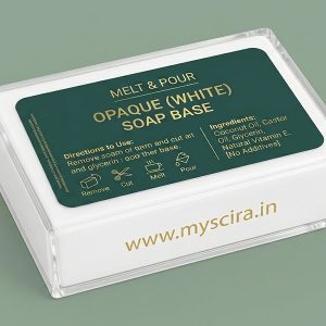Opaque (White) Soap Base – Creamy & Moisturizing