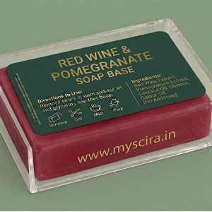 Red Wine & Pomegranate Soap Base - Revitalizing & Rich in Antioxidants