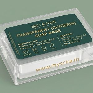 Transparent (Glycerin) Soap Base – Crystal Clear & Customizable