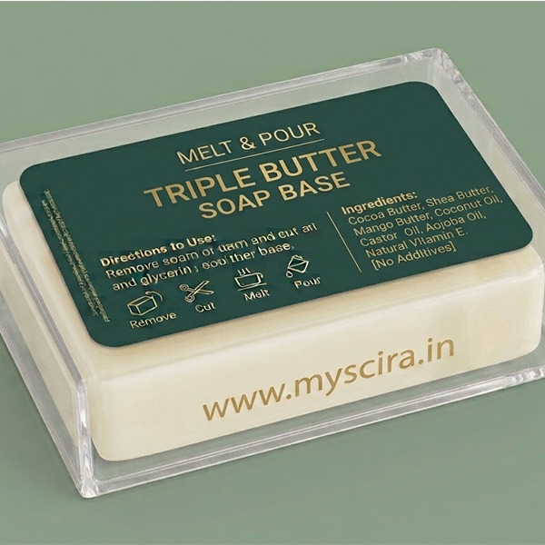 Triple Butter Soap Base – Deep Moisture & Softness
