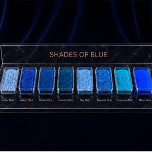 Shades of Blue Mica Powder