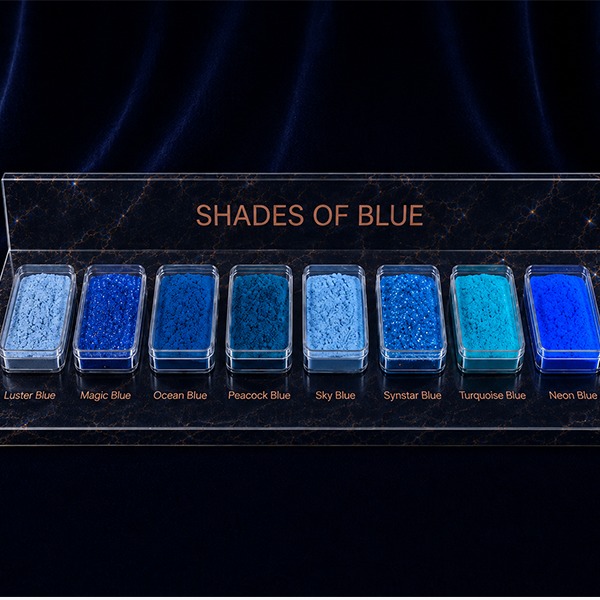 Shades of Blue Mica Powder