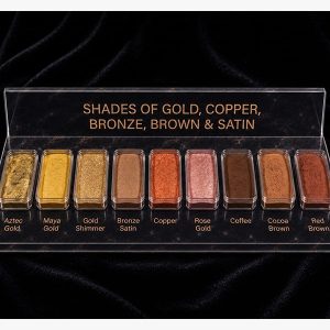 Shades of Gold, Copper, Bronze, Brown & Satin Mica Powder