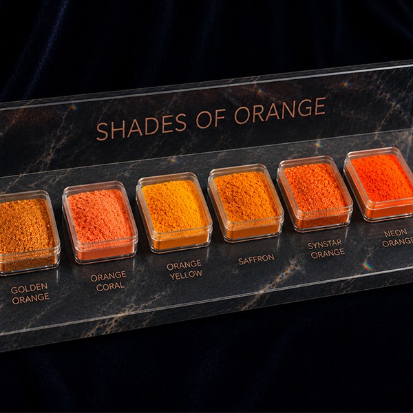 Shades of Orange Mica Powder