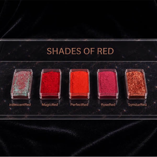 Shades of Red Mica Powder
