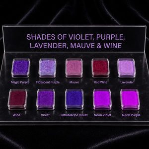 Shades of Violet, Purple, Lavender, Mauve & Wine Mica Powder