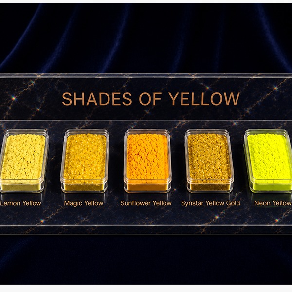 Shades of Yellow Mica Powder